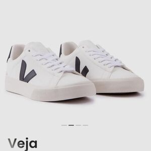 Veja Campo Classic White Black Preppy Casual Comfy Blokecore Timeless Sneaker 7